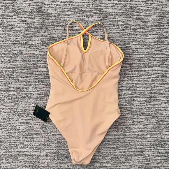 NWT Boamar Revolve Ciana One Piece Swimsuit in Urban Taupe Medium - Picture 5 of 8